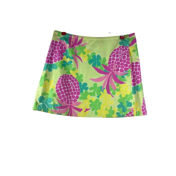 Lilly Pulitzer Dresses & Skirts - Lilly Pulitzer reversible‎ wrap skirt vintage size 4 Diamond Head Hula Monkeys